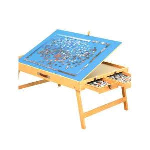 퍼즐 테이블 서랍형 조절보드 취미 보드게임 책상