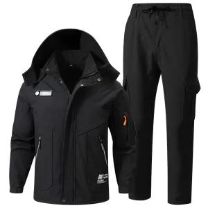 겨울 낚시복 세트 선상 방수 작업복 바다 빅사이즈 동계 남자 바지 방풍 재킷 야외
