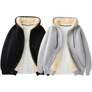 데일리 양털 기모 후드집업 기모후드집업 후리스 여자 겨울후드집업 커플 오버핏 빅사이즈 남자