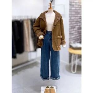 [갤러리아] [레코브]LK리버시블 하프 무스탕(LK61EZMT603X)