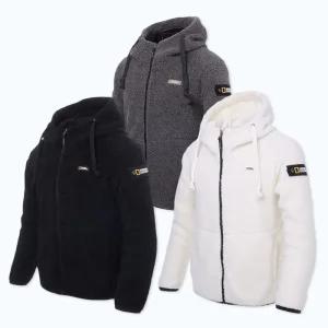 내셔널지오그래픽 N 뽀글이 양털 집업 (겨울신상) -남여공용