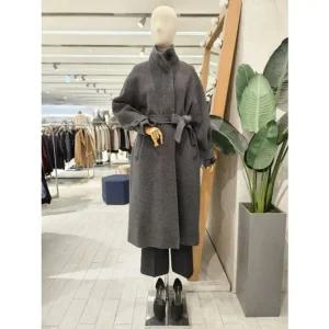 [갤러리아] F/W 하이넥카멜혼방모직롱코트 RTKWLCGA010