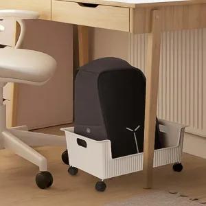 공부방 사무실 히키스 이동식 트롤리 가방보관 바퀴 수납선반