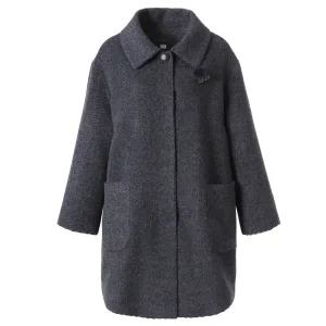 [롯데백화점]마담포라 카라넥 알파카 혼용 울 코트MB4HC503A