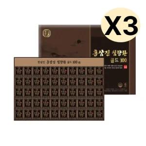 한삼인 홍삼진 침향환 골드 100 6년근 홍삼환 100환X3