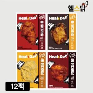[헬스닭] 오븐 통닭다리살 100g 4종 12팩