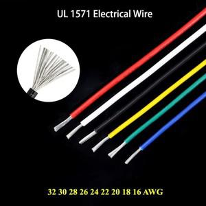 UL1571 전자 와이어 32 30 28 26 24 22 20 18 16 AWG 환경 PVC 절연 주석 도금 구리 케이블 DIY 코드 LED