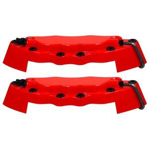 아이플러스마일 브레이크 캘리퍼 커버, 2Pcs 카 3D 디스크 프론트 리어 커버 장착 액세서리 190mm