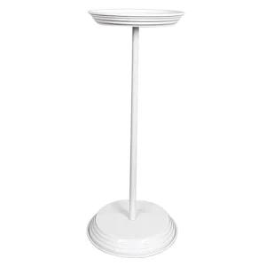 IG9021a 모던 메탈 화분 받침대 스탠드형 화이트 국산 소품진열대 조립형 거치대 화환 웨딩홀 홀꽃 꽃이 철