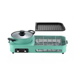 멀티 전기그릴 투인원 바베큐 그릴 전기포트 캠핑 야외 라면 대형 구이 고기