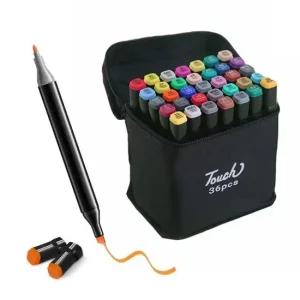 B36색 마카펜 마커펜 드로잉펜 양쪽 트윈 싸인펜 미술 마카펜 트윈마카펜 마커펜 드로잉펜