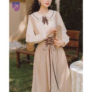 경성 여성 알프스소녀 의상 복고풍 중세시대 공주풍