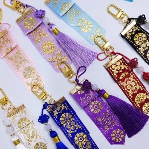 가방액세서리 금박 전통 댕기 키링 DIY키트 취미공예 엄마표미술 홈스쿨링 취미키트