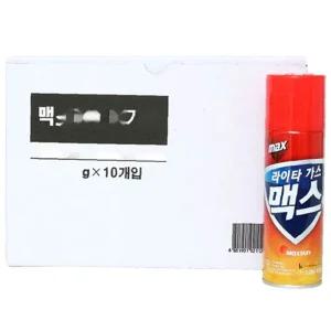 충전용부탄가스 라이타 충전 291ml 부탄가스 라이터 맥스 10P