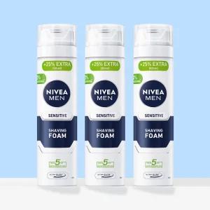 [_뷰티] 맨 센서티브 쉐이빙 폼 면도크림 250ml 3개