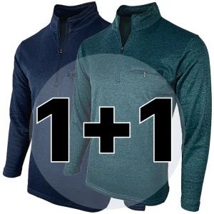 원 플러스 원 겨울 기모 남자 긴팔 작업복 상의 WF417 등산 작업티 티셔츠 기능성 남성 집업