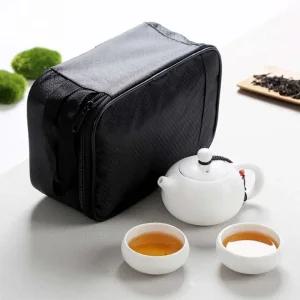 순수 티앤차 여행용 다도 다기세트 2인다기세트 다기 휴대용다기 고급다기