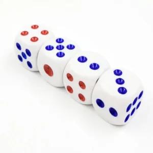 18mm 주사위 보드게임 정육면체 육각 카페 자작 게임 놀이 가족 모임 레크레이션 회사