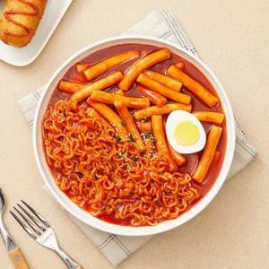 [추억의 국민학교 떡볶이] 국떡 라볶이 510gX4팩