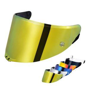 CORSA-R/피스타 GPR/피스타 GPR/RACE 3용 피스타 GP RR 실드 교체-피스타 헬멧 오토바이 페이스 바이저 (크롬 골드)