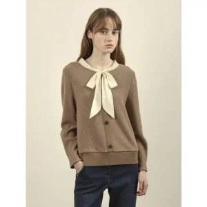 [올리비아로렌] 타이넥 블라우스형 티셔츠VOCAL4W9131 (P003724008)