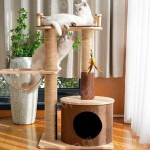 미니캣타워 낮은캣타워 수직스크래쳐 삼줄