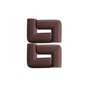 아트사인)ㄱ형코너보호대(중)브라운 55X559T 4개입)/코너/보호대/모서리/보호/몰딩/안전/가드/보호캡/책상