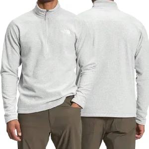 노스페이스 남성 플리스 반 집업 겨울 데일리 기모 긴팔 티셔츠