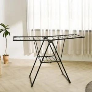 락앤락 튼튼 빨래건조대 카본스틸 2단 이불 가정 블랙