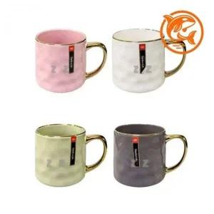 [골드스마일]머그컵 커피잔 세련된 물컵 커피 컵 골드 감성적인 예쁜컵