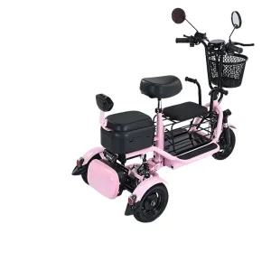 자전거 전기 세발 여성 접이식 간편 전동자전거 인용