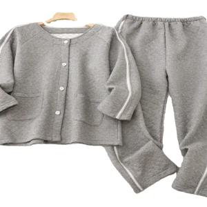 팔골절 환자복 깁스 벗기쉬운 트임 지퍼형 병원복 환의