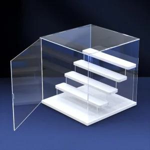 스탠드 전시 케이스 피규어 투명 계단식 보관함