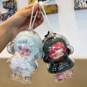 수집용품 스컬판다 인형 호환 커버키링 보호케이스