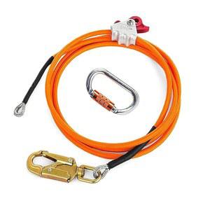 나무 등반 및 암벽 등반에 적합한 클라키움 강철 와이어 코어 플립라인-아보리스트 장비 (12mm 3m)