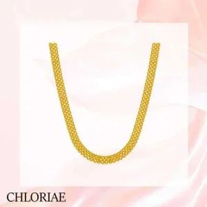 [클로리에] 925 실버 볼륨 콰트로 체인 목걸이 [Y]