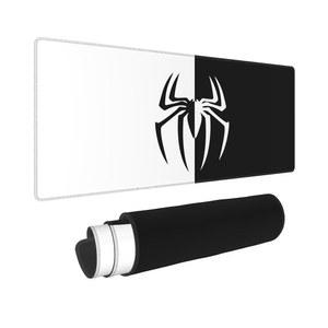 키빅 스파이더 마우스 패드 게이밍 대형 확장 컴퓨터 매트 키보드 풀 데스크 게이밍, 사무실, 가정용 11.8x23.6 인치