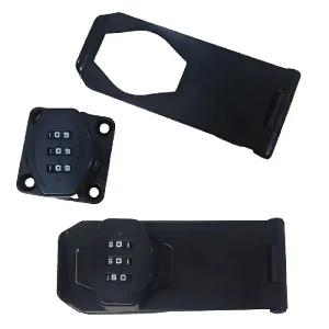 경첩형 잠금 장치 블랙 /미닫이문잠금장치/문잠금장치/화장실시건장치/현관문잠금장치/경첩형잠금장치