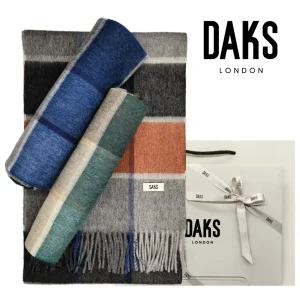 닥스 남성용 램스울 머플러(헤링본)FKO202O