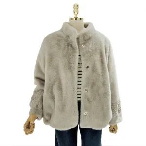 [롯데백화점]abfz 하이넥 소매포인트 에코퍼자켓 AZZ4HF01