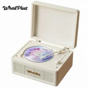 왓플러스 C300 턴테이블 워트플라스 Whatplus CD플레이어 무선블루투스 화이트