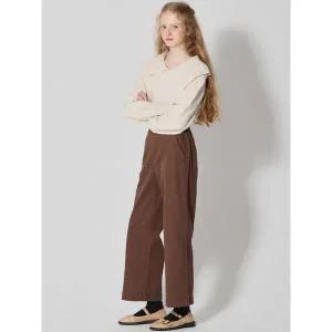 [하프클럽/오조크]크랍 와이드 팬츠 (택가격 84000원)