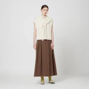 [롯데백화점]씨씨콜렉트 피치 코튼 플레어 롱 스커트 C253MSD005
