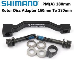 SHIMANO-오리지널 디스크 브레이크 어댑터 PM A 필러 브래킷, 180mm 203mm 로터, RT86 shimano F180P/P2 F2