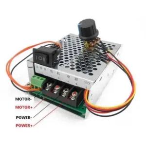 PWM 모터속도조절기 40A DC10-50V 정회전 역회전 공구 아두이노 라즈베리파이