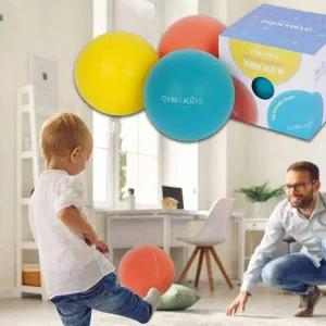 [골드스마일]무소음 어린이 운동용 PU 피구공 컬러랜덤