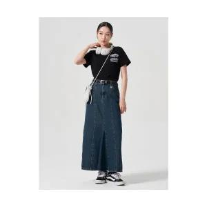 (국내매장정품) 에잇세컨즈 8SECONDS [UNI8] 컷아웃 맥시 데님 스커트 블루 (354227KP3P) 354227KP3P 15055