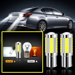 2개 BA15S P21W 1156 LED 올랜도 자동차 자동 램프 EPICA 스파크 EO CRUZE CAPTIVA 전구 NIVA