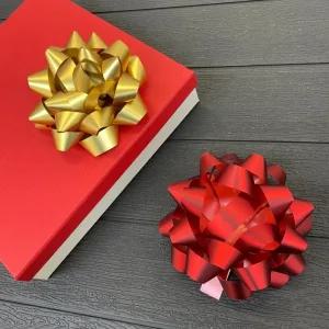 빅사이즈 별꽃 리본장식 선물포장 포장 리본