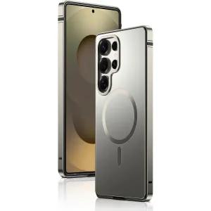 8165139 스마트폰 커버 케이스 갤럭시 S25 울트라 메탈 케이스용 IMCHEN 튼튼한 보호 티타늄